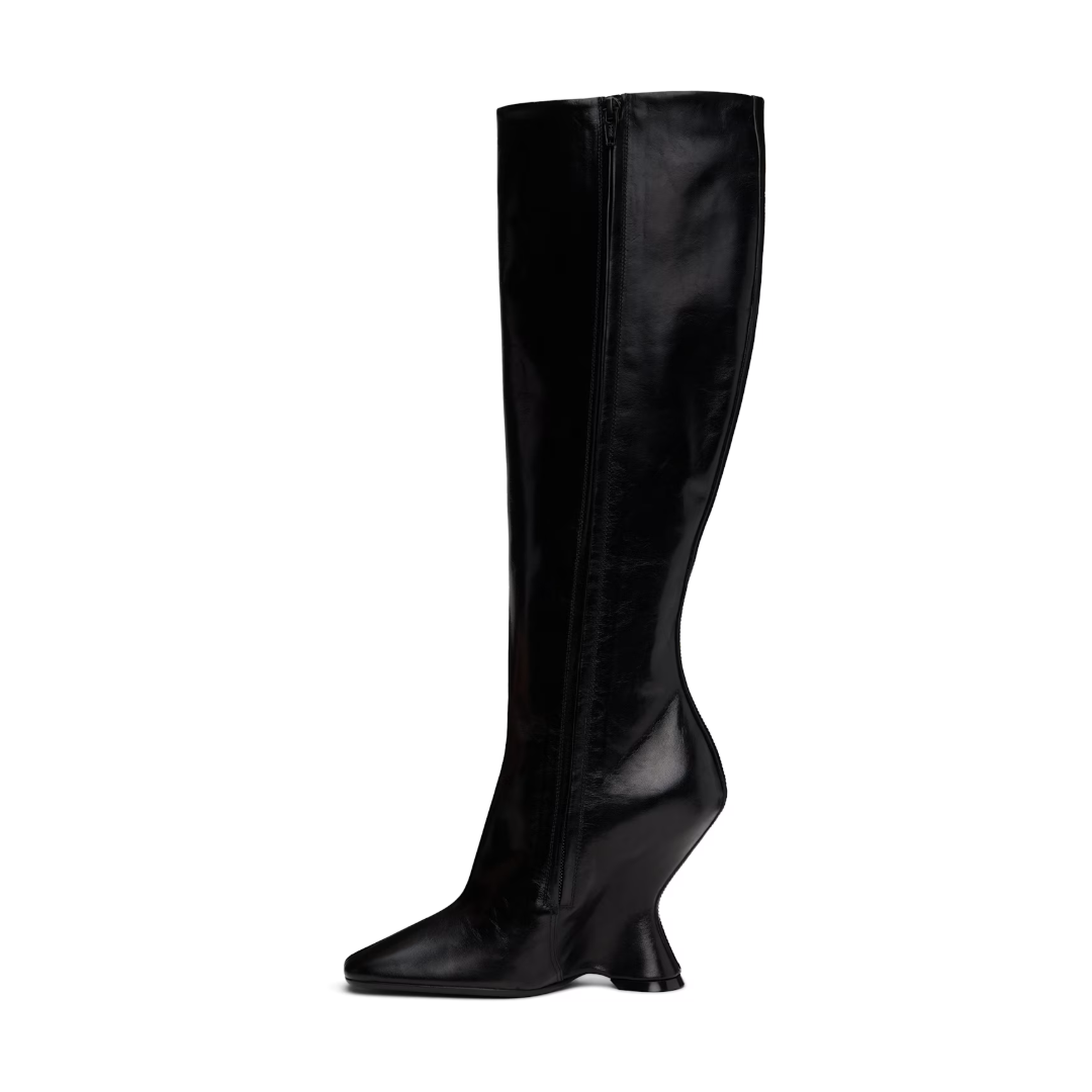 105mm Leather Boots