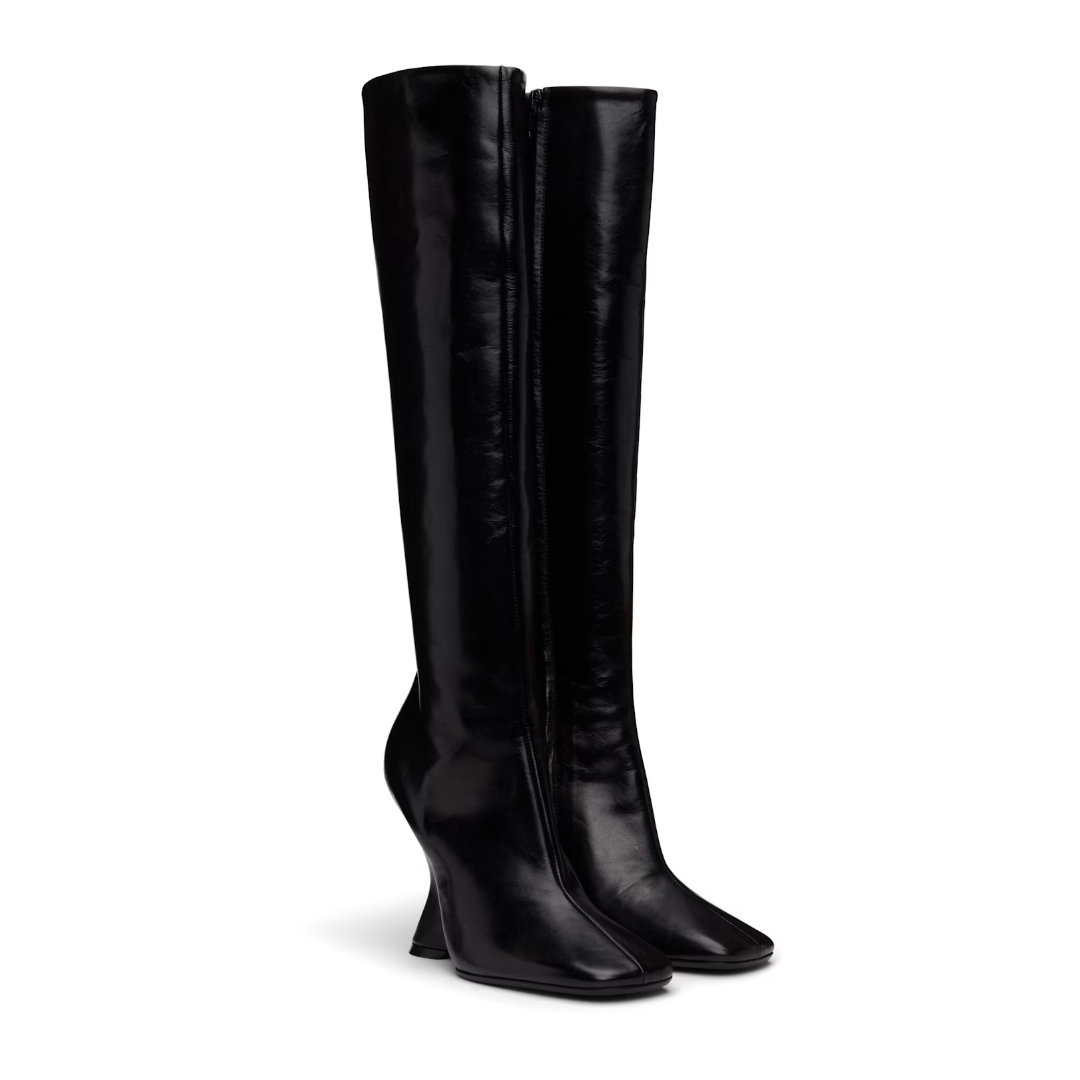 105mm Leather Boots