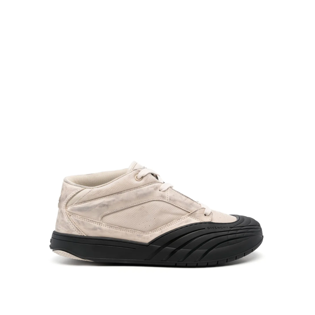 Skate Sneakers Beige/Black
