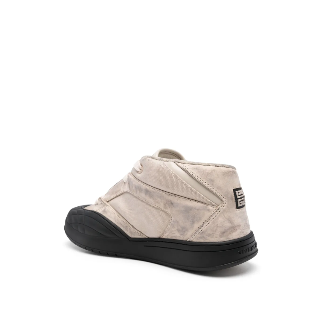 Skate Sneakers Beige/Black