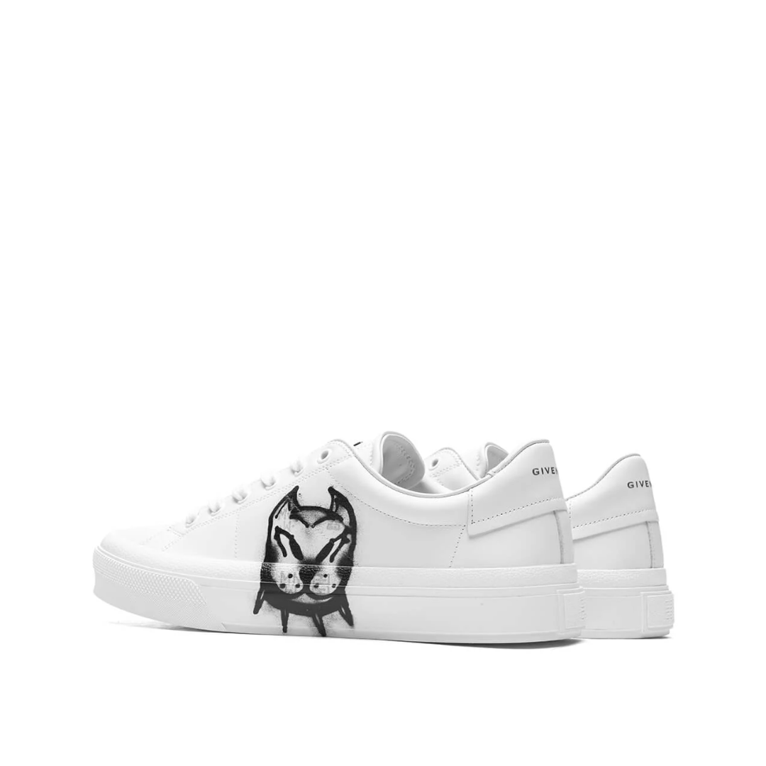 City Sport Lace Up Sneakers White/Black
