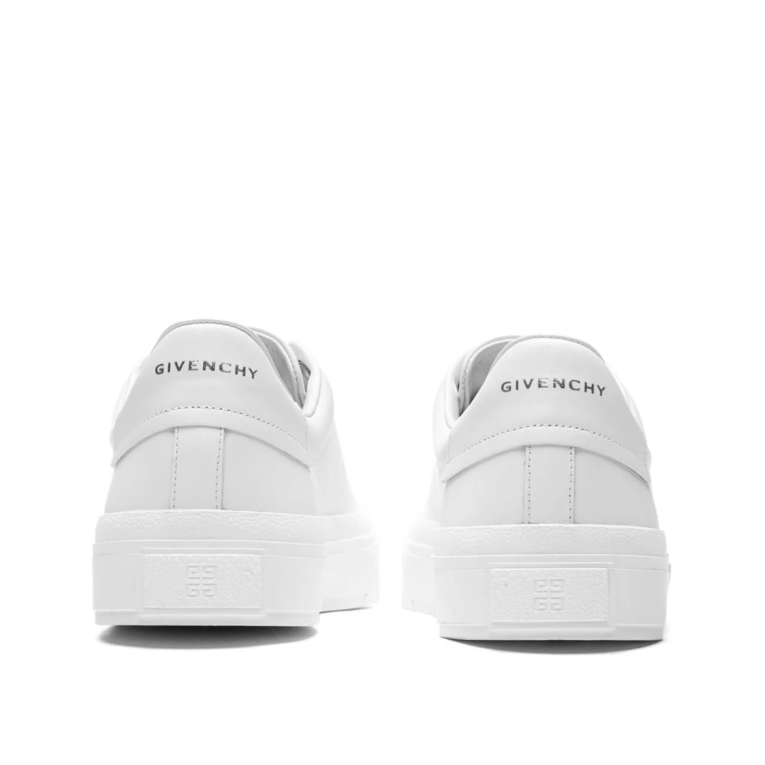 City Sport Lace Up Sneakers White/Black