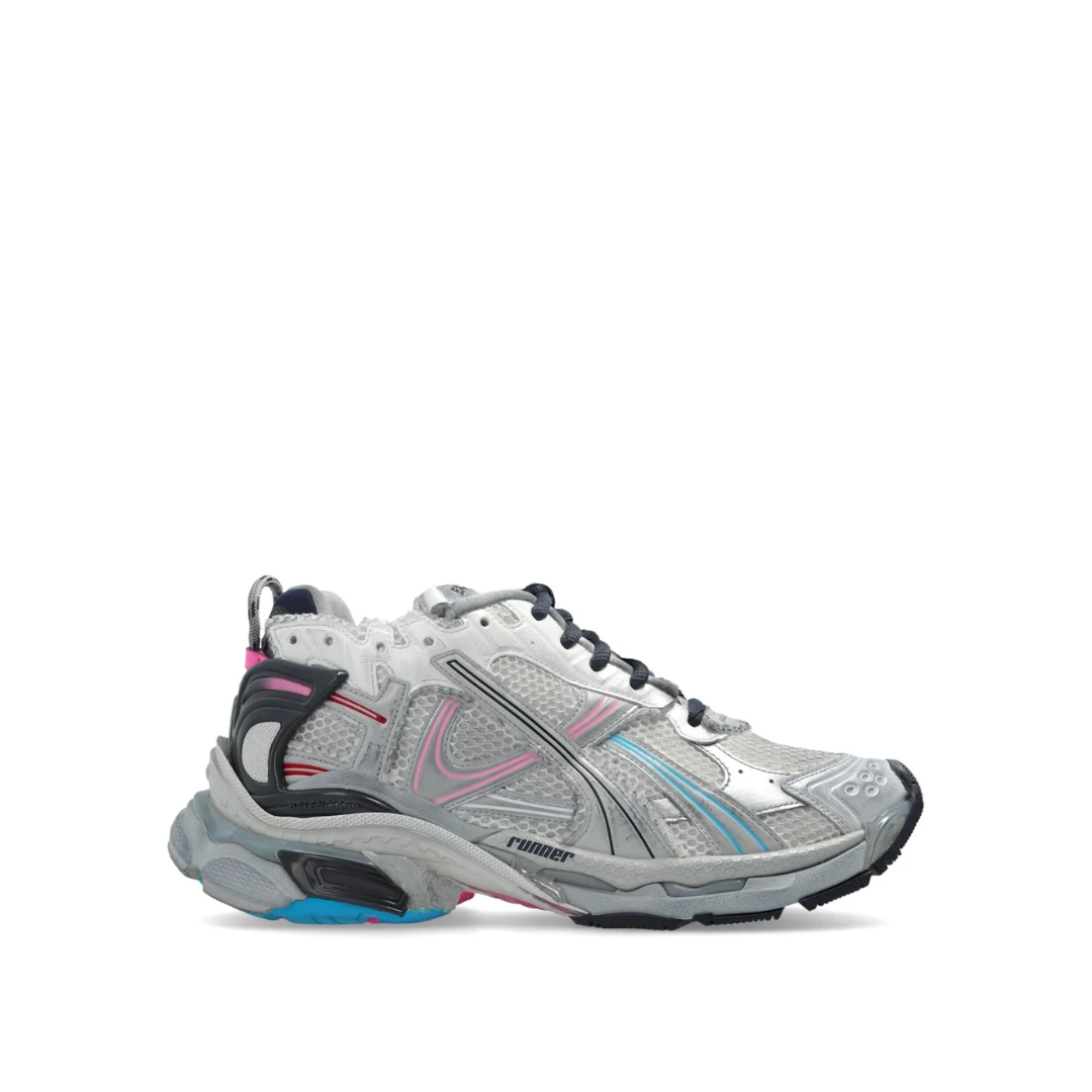 Runner Gradient Sneakers Grey/Pink/Blue