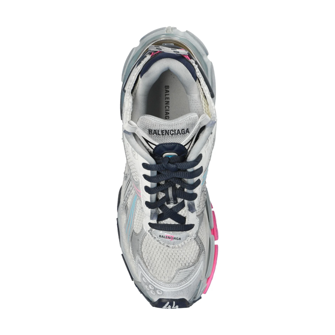 Runner Gradient Sneakers Grey/Pink/Blue