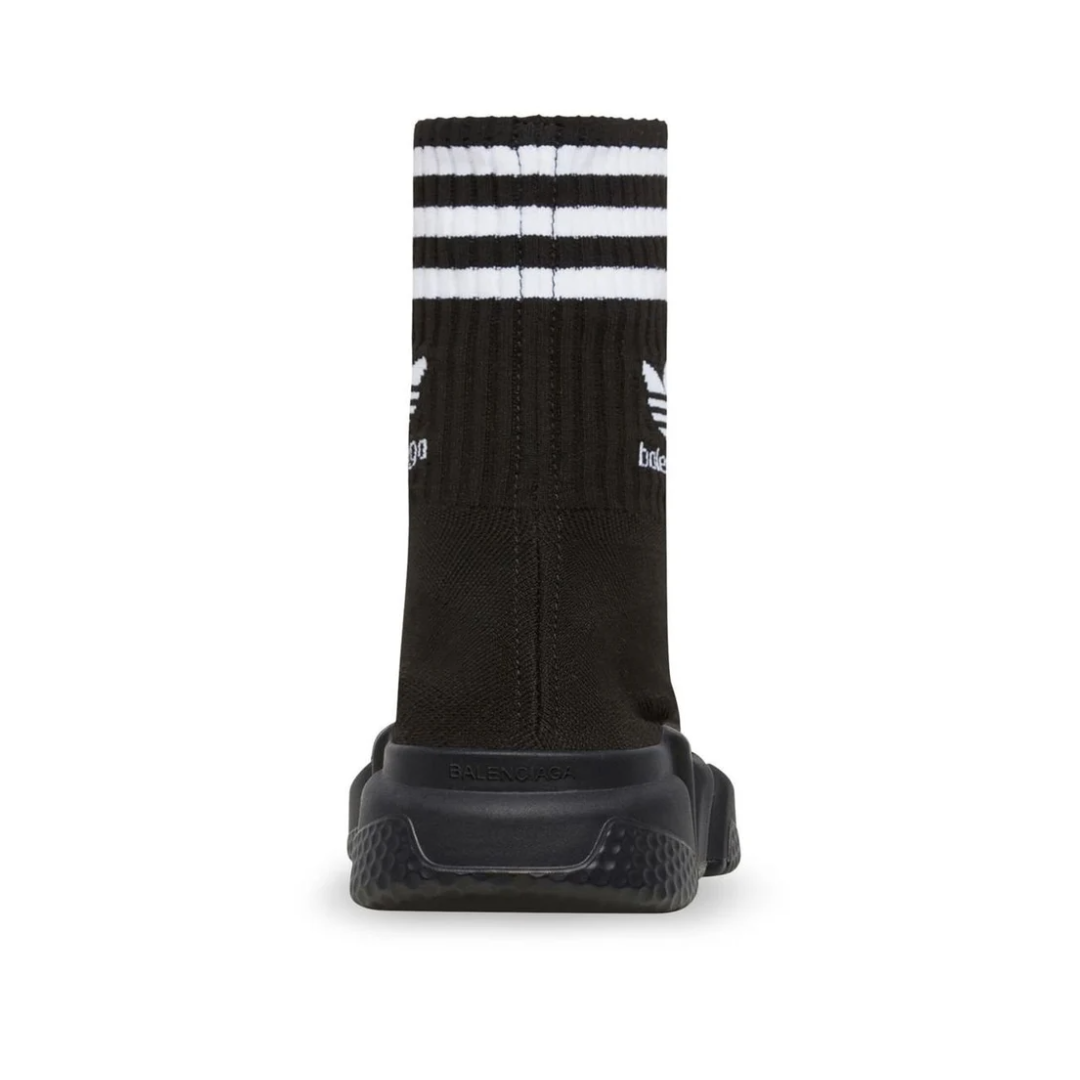 Balenciaga x Adidas Speed High-Top Sneakers Black