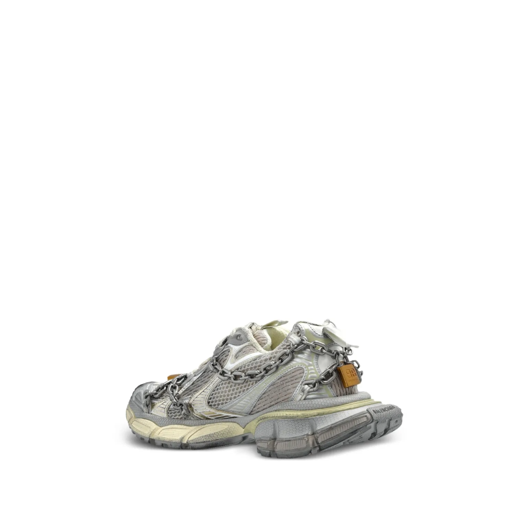 3XL Chain Sneakers Eggshell/Silver