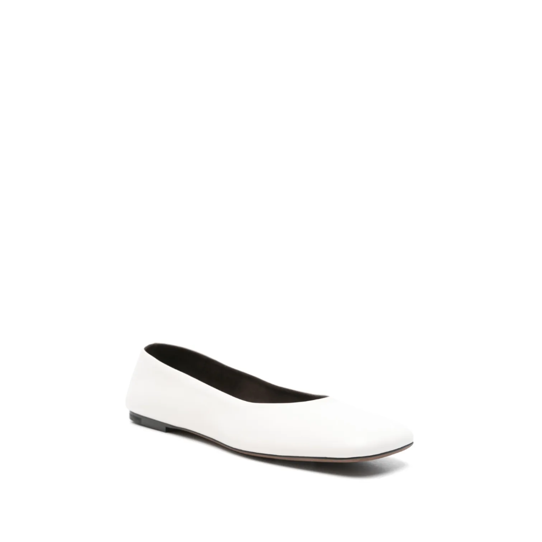 Teo Ballet Flats White