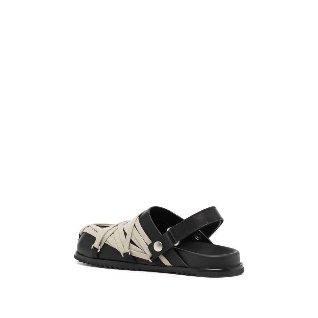 Megalaced Mule Black