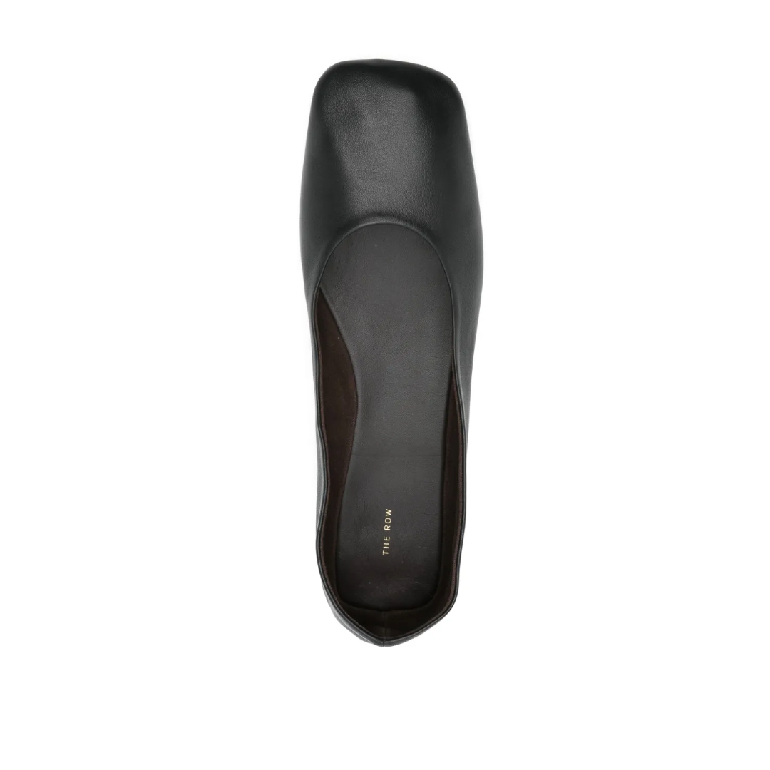 Square Ballet Flat Black