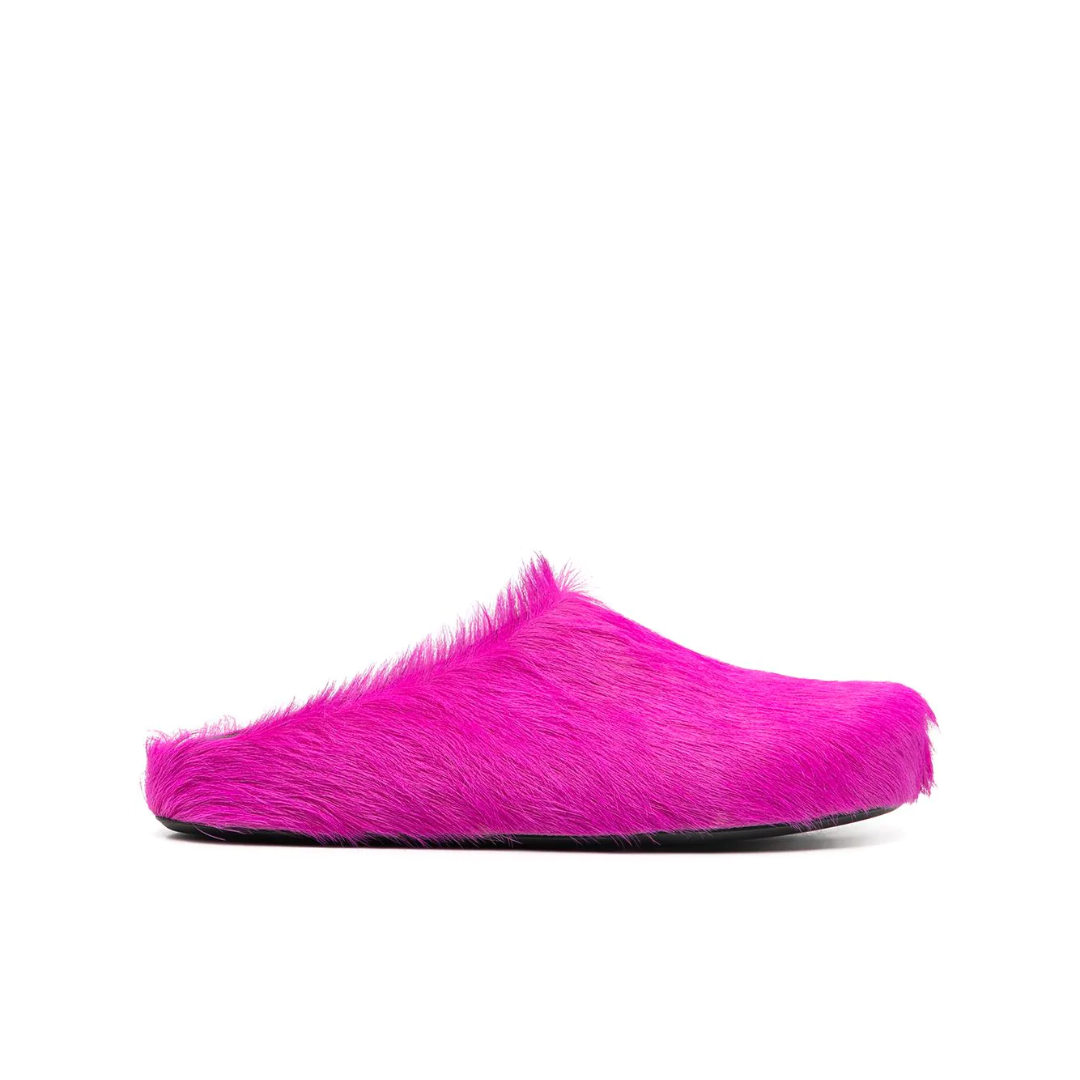 Fussbett Sabot Calf-Hair Slippers