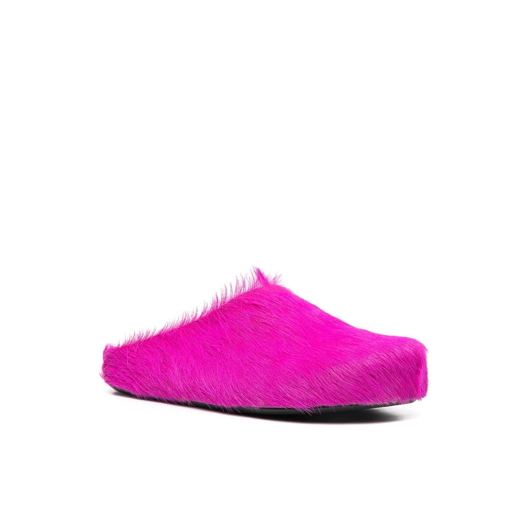 Fussbett Sabot Calf-Hair Slippers