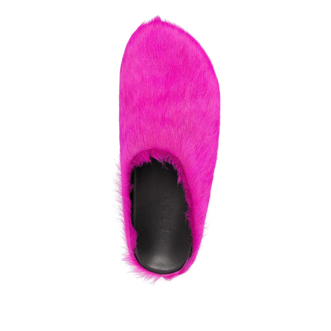 Fussbett Sabot Calf-Hair Slippers