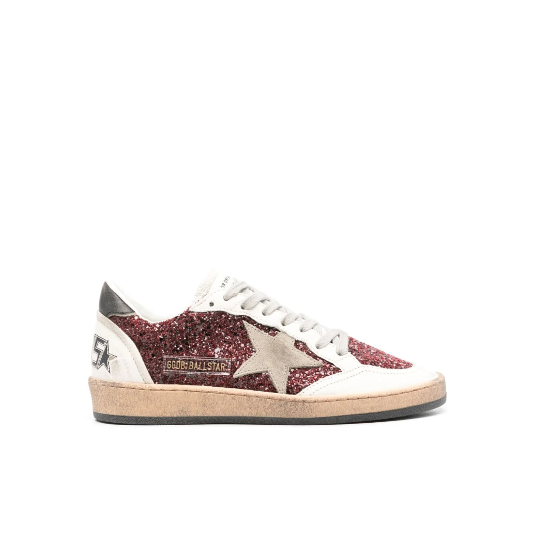 Ball-Star Glitter Low-Top Sneakers