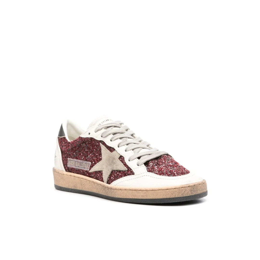 Ball-Star Glitter Low-Top Sneakers