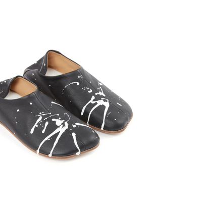 Anatomic Paint Splatter-Effect Slippers