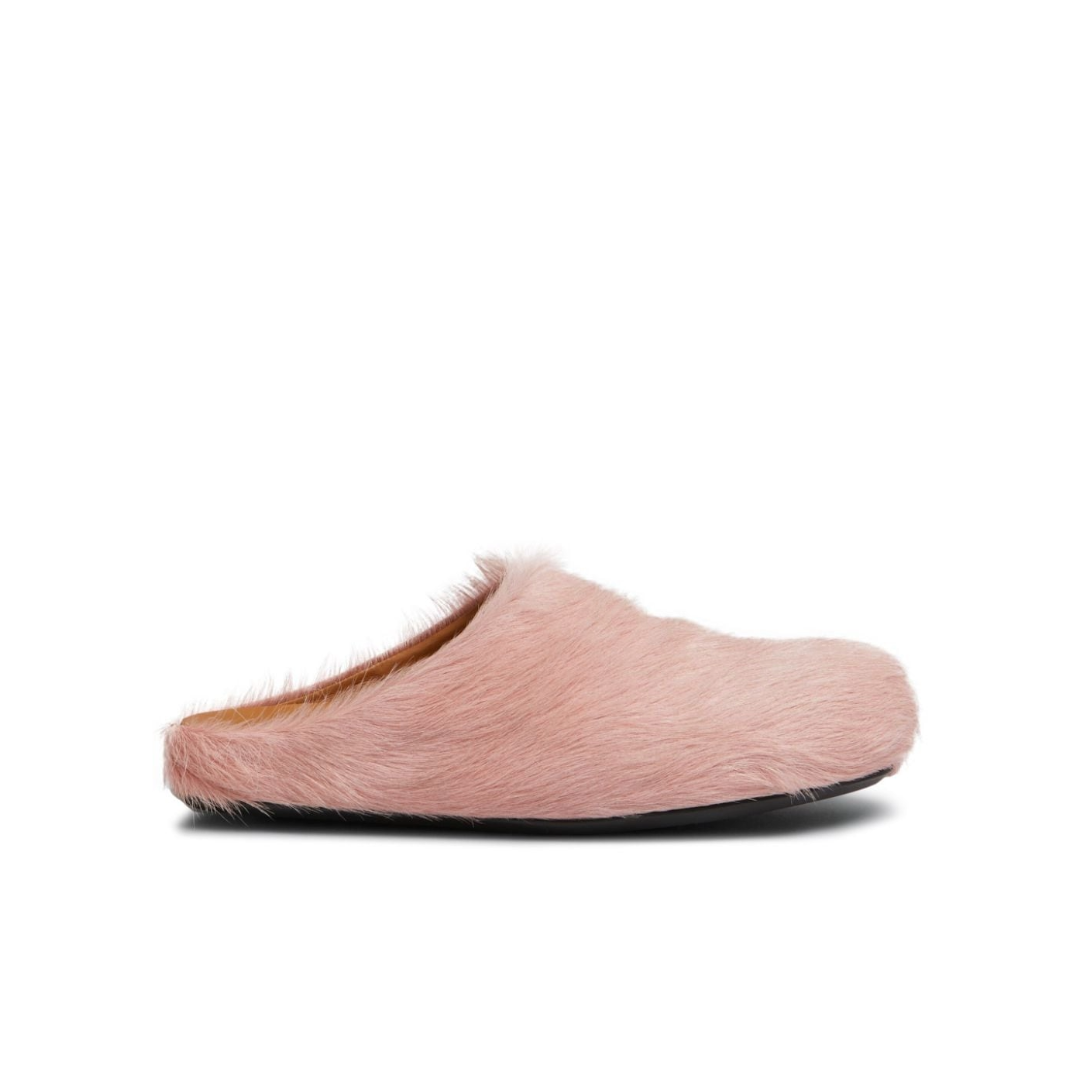 Fussbett Sabot Calf-Hair Slippers