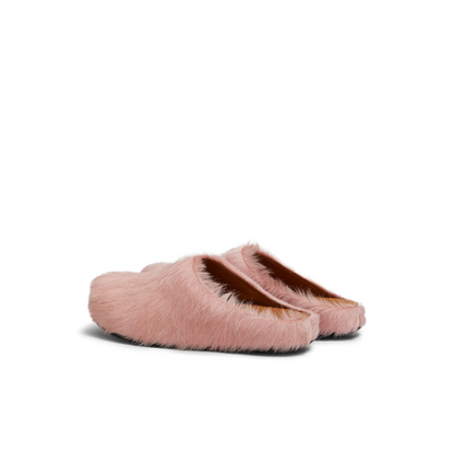 Fussbett Sabot Calf-Hair Slippers