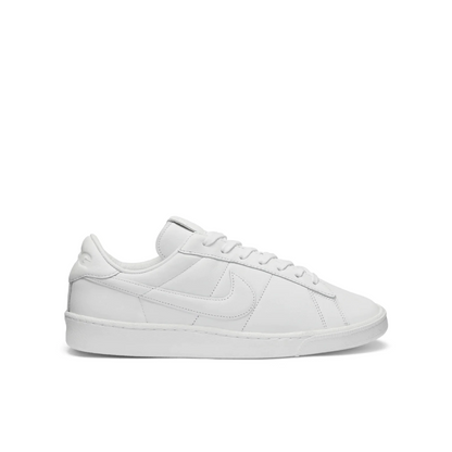 Comme Des Garçons x Nike swoosh-Embroidery Leather Sneakers