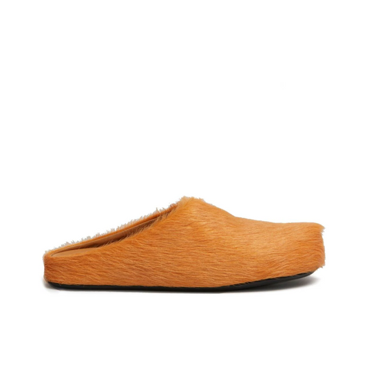 Fussbett Sabot Calf-Hair Slippers