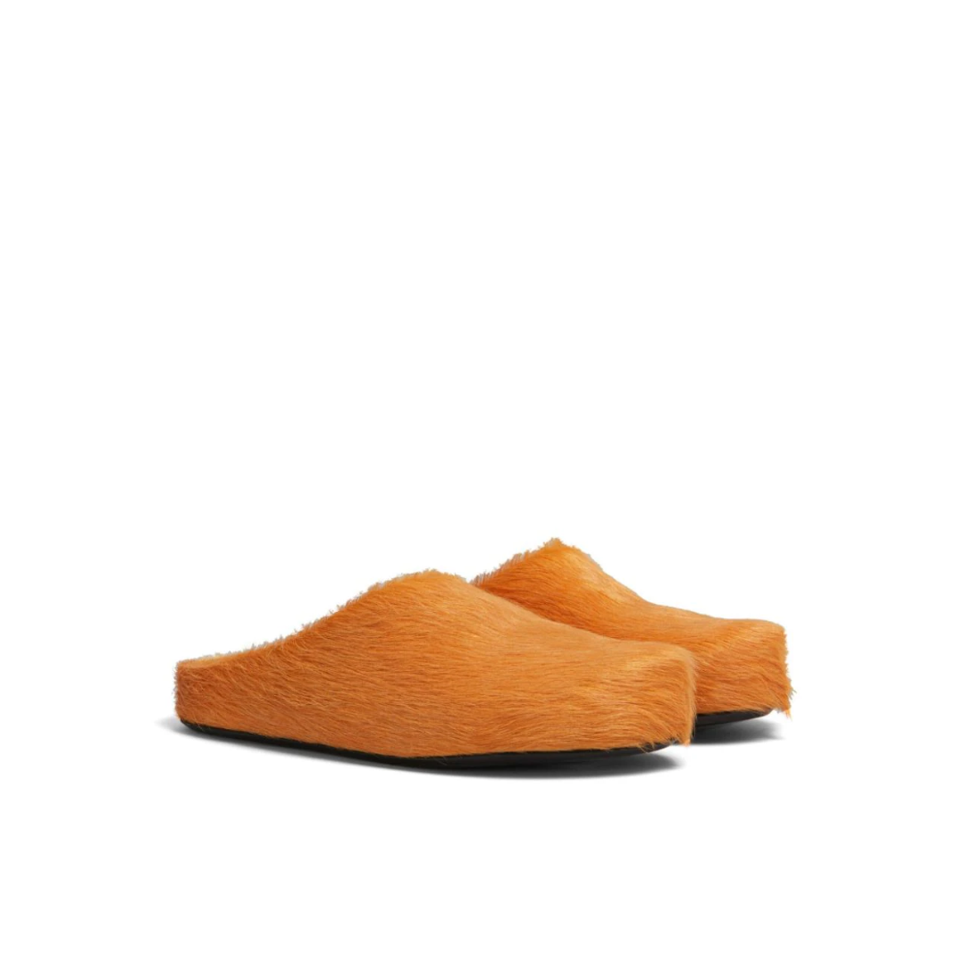 Fussbett Sabot Calf-Hair Slippers