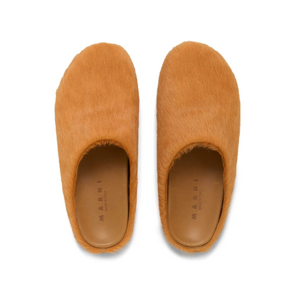 Fussbett Sabot Calf-Hair Slippers