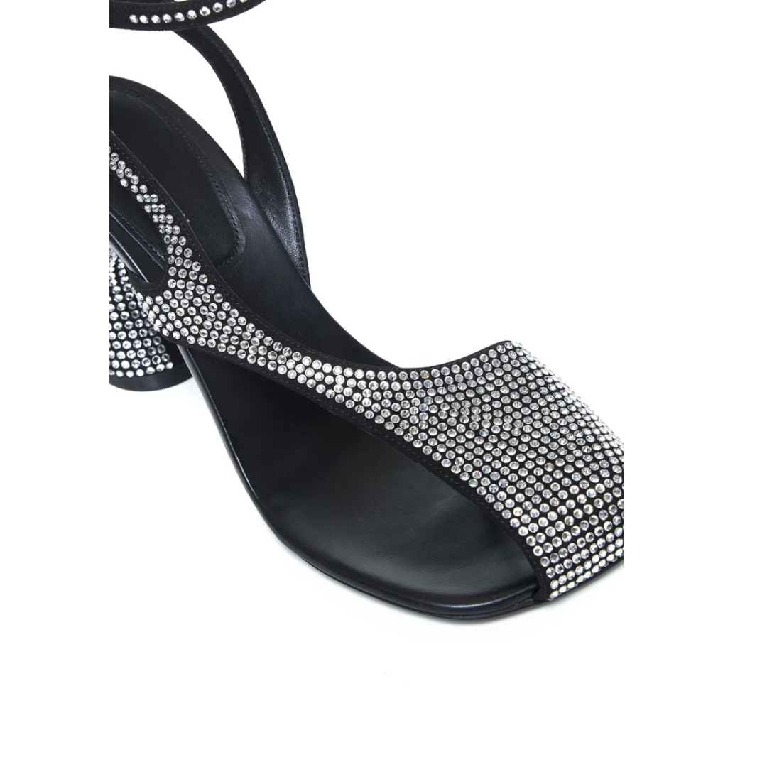 Strass Asymmetric Sandal