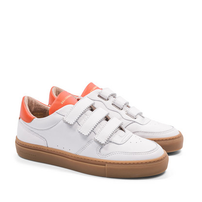 B0 Velcro - White / Orange