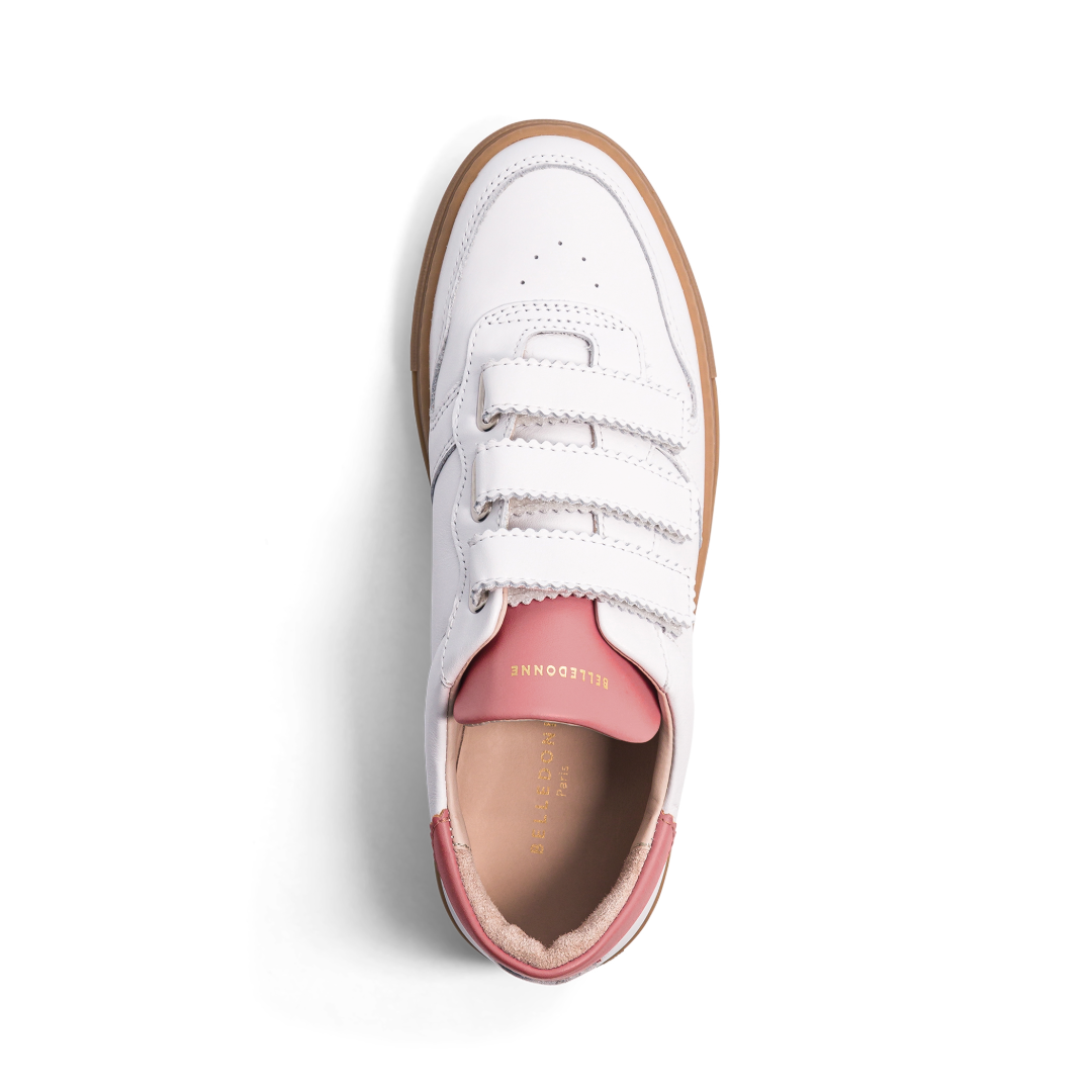 B0 Velcro - White / Pink