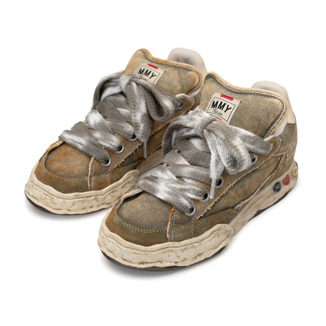 HERBIE PUFFER OG Sole Washed Denim Low-top Sneaker – MereCatch HERBIE PUFFER OG Sole Washed Denim Low-top Sneaker – MereCatch