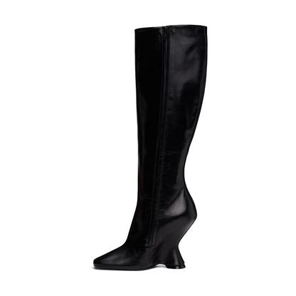 105mm Leather Boots