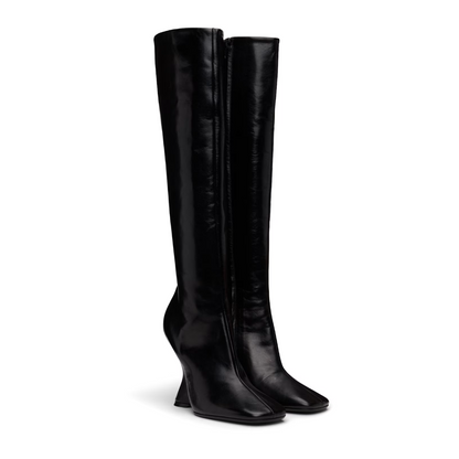 105mm Leather Boots