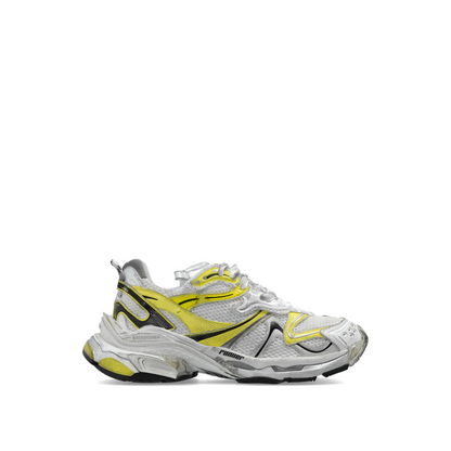 Runner 2 Lace-Up Sneakers White/Yellow/Black