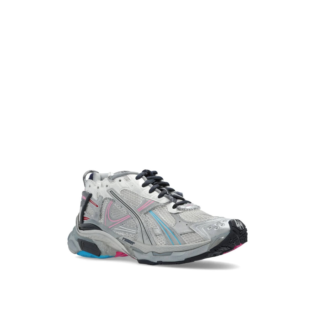 Runner Gradient Sneakers Grey/Pink/Blue