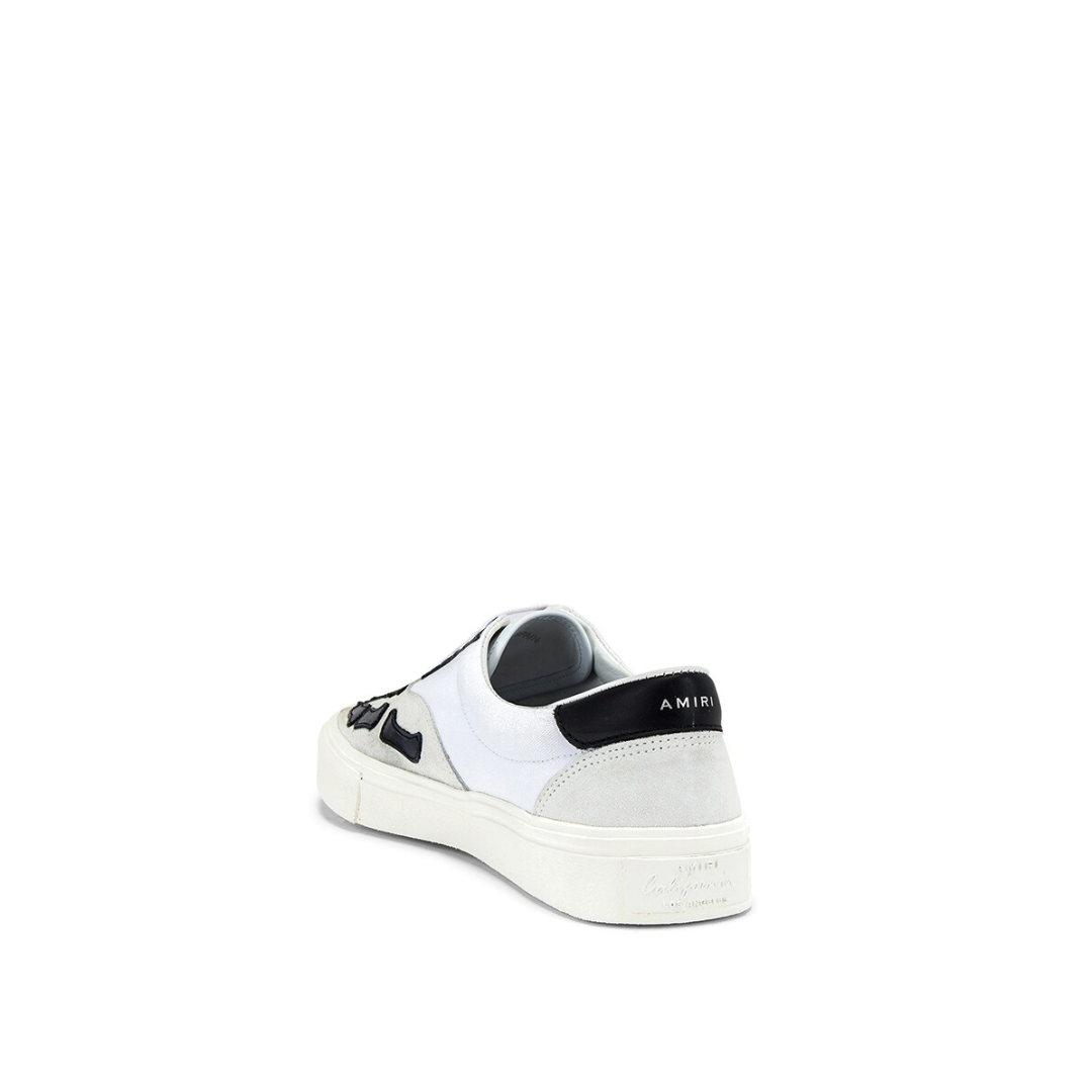Skel Toe Lace Up Sneaker White/Black