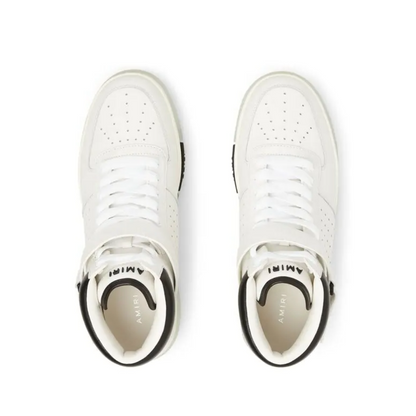 Stadium Mid-Top Leather Sneakers