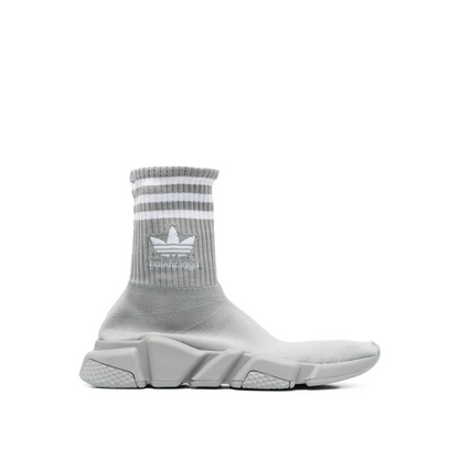Balenciaga x Adidas Speed High-Top Sneakers Grey