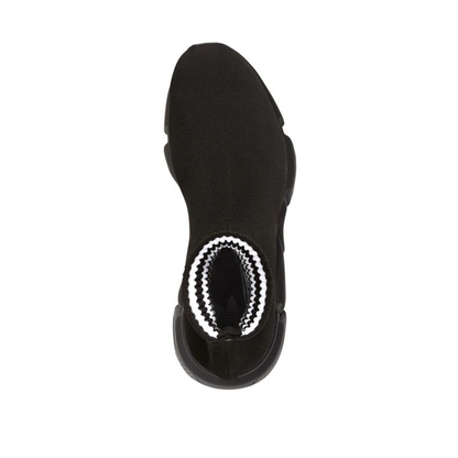 Balenciaga x Adidas Speed High-Top Sneakers Black