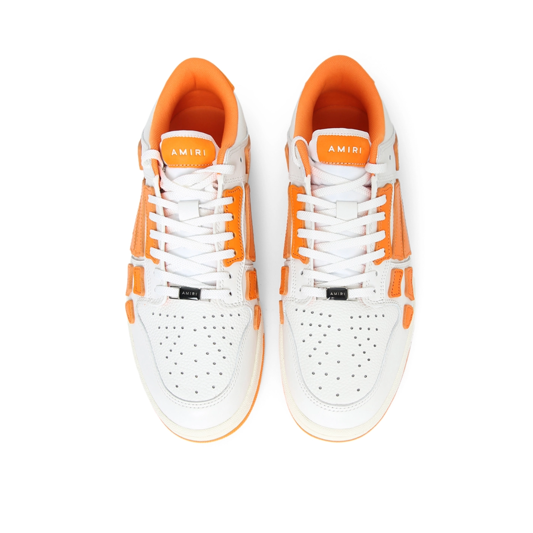 Skel Top Low Sneakers White/Orange