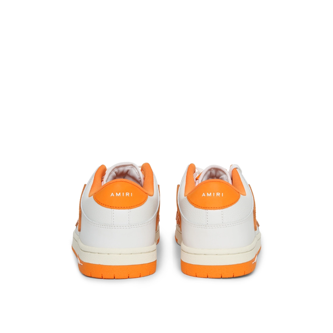 Skel Top Low Sneakers White/Orange