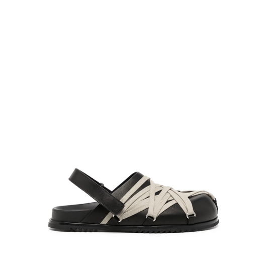Megalaced Mule Black
