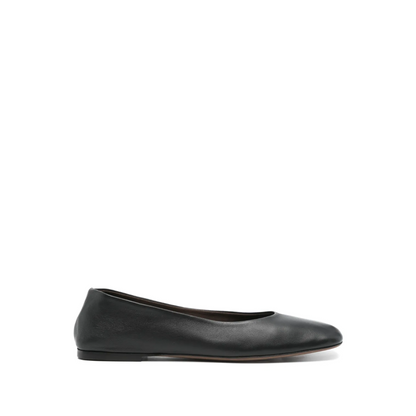 Square Ballet Flat Black