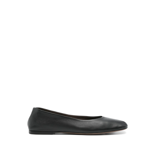 Square Ballet Flat Black