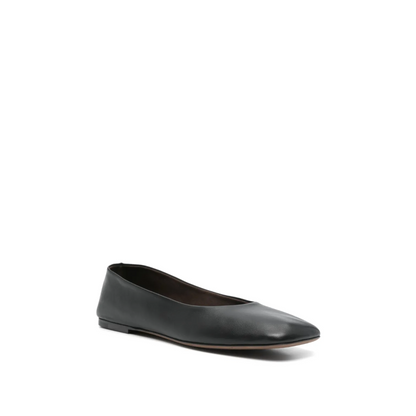 Square Ballet Flat Black