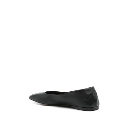 Square Ballet Flat Black