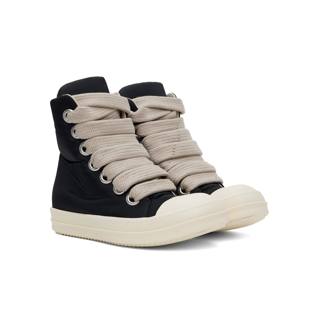 Rick Owens Drkshdw Jumbo Lace High-Top Ramones Sneakers