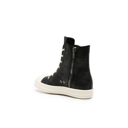 Rick Owens Mainline High Top Leather Sneakers