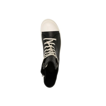 Rick Owens Mainline High Top Leather Sneakers