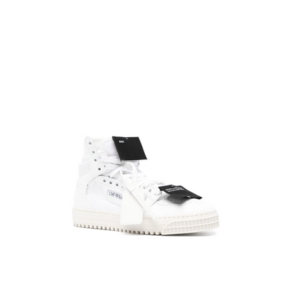 Off Court Calf Lather High-Top Sneakers