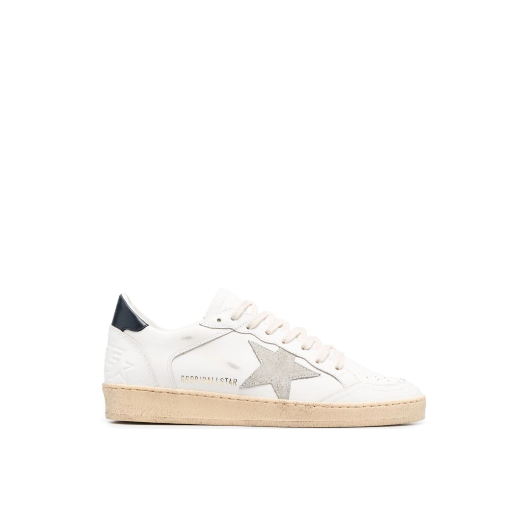 Golden Goose 20mm Ballstar Leather Low-Top Sneakers