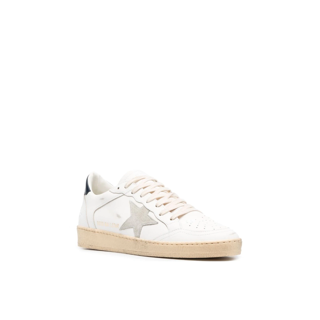 Golden Goose 20mm Ballstar Leather Low-Top Sneakers